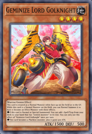 Geminize Lord Golknight