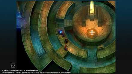 Yellow Crystal Puzzle Blue Button