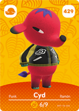 ACNH - Cyd amiibo