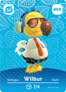 ACNH - Wilbur amiibo