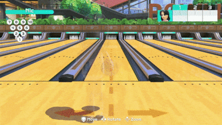 Nintendo Switch Sports - Aim at the Middle and Throw in a Straight Line