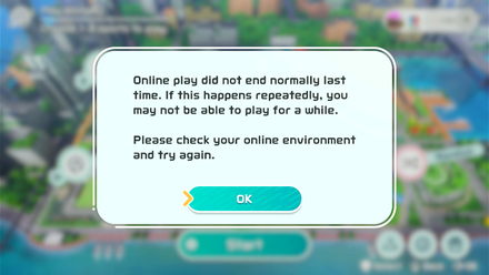 Online Play Ban Warning