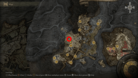 Elden Ring - Red Wolf of Radagon Nokron Eternal City Map Location