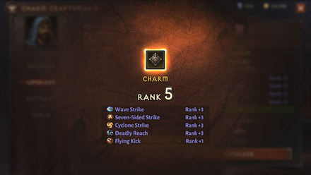Diablo Immortal - Charm Upgrades