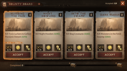 Diablo Immortal - List of Bounties