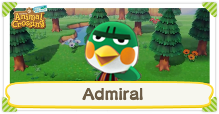 ACNH - Admiral Birthday and Personality