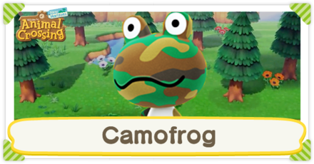 ACNH - Camofrog Birthday and Personality