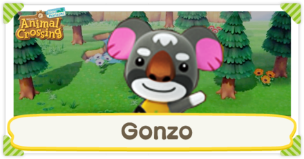 ACNH - Gonzo Birthday and Personality