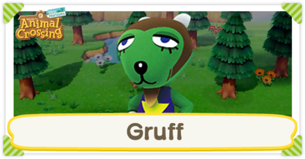 ACNH - Gruff Birthday and Personality