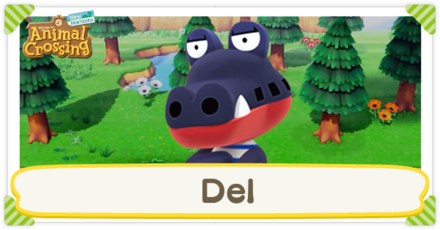 ACNH - Del Birthday and Personality