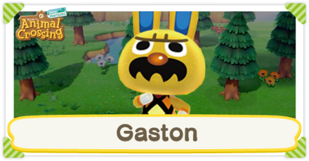 ACNH - Gaston Birthday and Personality