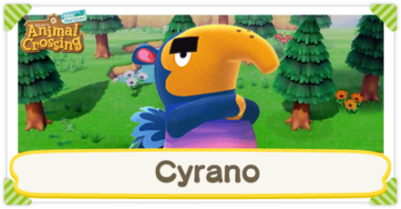 ACNH - Cyrano Birthday and Personality