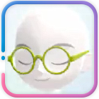 Round Glasses (Lime)