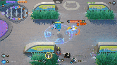 Pokemon UNITE - Azumarill Critical-Hits Using Whirlpool