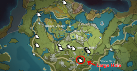 Genshin - Violetgrass Location - Qingce Village