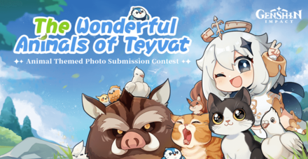 Genshin Impact - The Wonderful Animals of Teyvat Photo Submission Contest