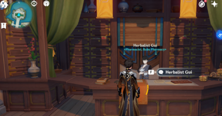 Genshin - Price of Horsetail by Buying from Herbalist Gui