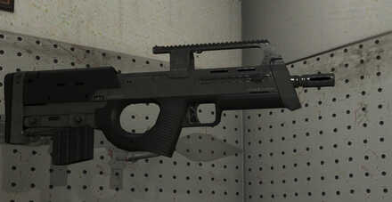 GTA V - Assault SMG Skin - Platinum tint