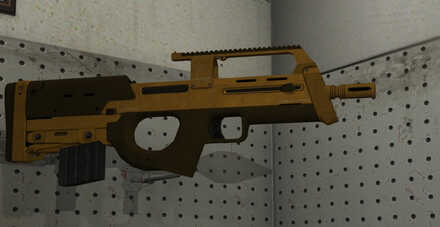 GTA V - Assault SMG Skin - Gold tint
