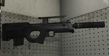 GTA V - Assault SMG Skin - Suppressor