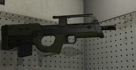 GTA V - Assault SMG Skin - Green tint