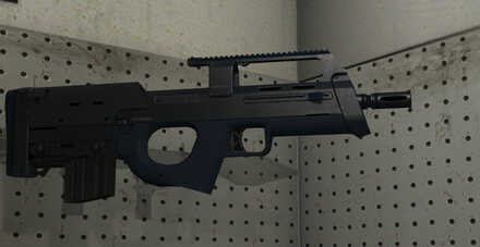 GTA V - Assault SMG Skin - LSPD tint