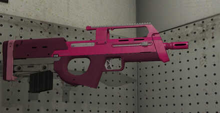 GTA V - Assault SMG Skin - Pink tint