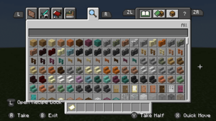 Minecraft Creative Mode Inventory