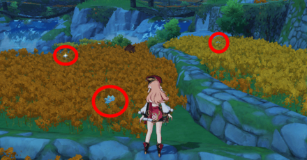 Genshin - Glaze Lily found with the crops in Qingce Village