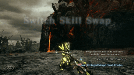 MH Rise Sunbreak - Switch Axe 2-Staged Morph Slash Combo