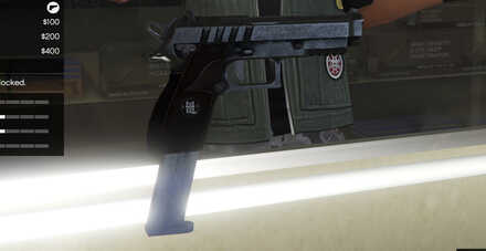 GTA V - Pistol Skin - Extended Clip
