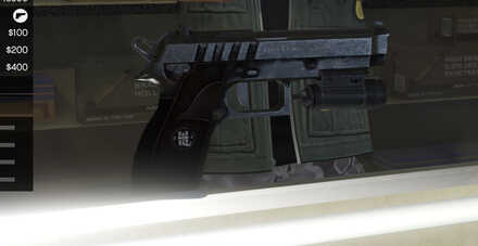 GTA V - Pistol Skin - Flashlight