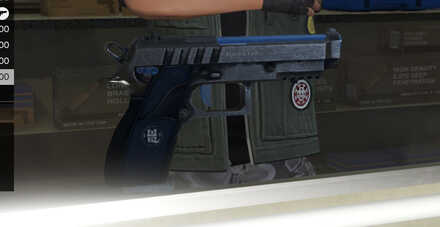GTA V - Pistol Skin - LSPD tint