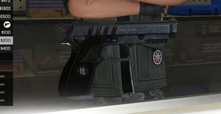 GTA V - Pistol Skin - Green tint