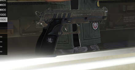 GTA V - Pistol Skin - Platinum tint