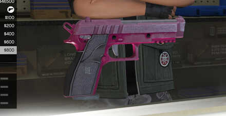 GTA V - Pistol Skin - Pink tint