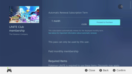 Pokemon Unite - UNITE Club Membership How to Join Step 4
