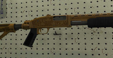 GTA V - Pump Shotgun Skin - Yusuf Amir Luxury Finish