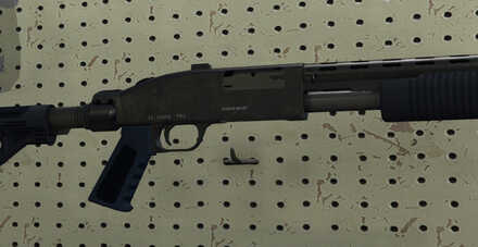 GTA V - Pump Shotgun Skin - LSPD tint