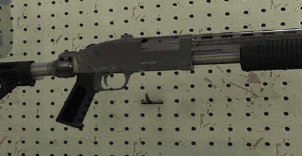 GTA V - Pump Shotgun Skin - Platinum tint