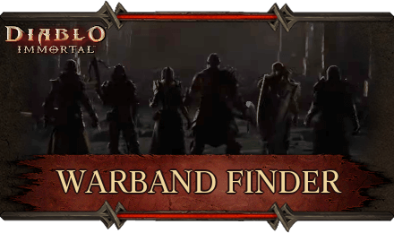 Diablo Immortal - Warband Finder