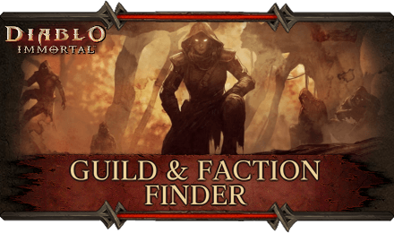 Diablo Immortal - Guild and Faction Finder