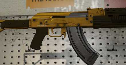 GTA V - Assault Rifle Skin - Gold tint