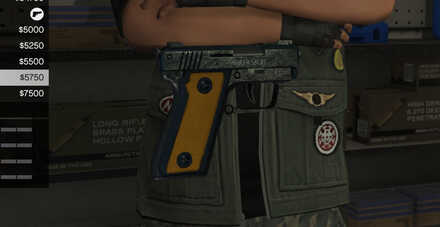 GTA V - SNS Pistol Skin - LSPD tint