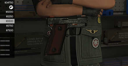 GTA V - SNS Pistol Skin - Orange tint