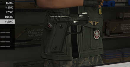 GTA V - SNS Pistol Skin - Platinum tint