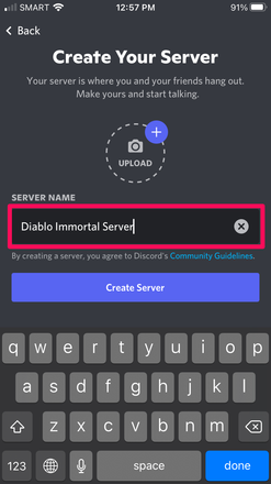Setting Up Discord - Creating a Server - Naming Server