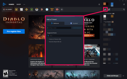 Battle.net - Add Your Friends