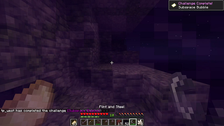 Minecraft - Subspace Bubble complete