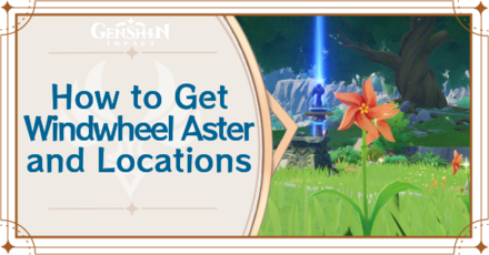 Genshin Impact - Windwheel Aster Locations and Farming Route